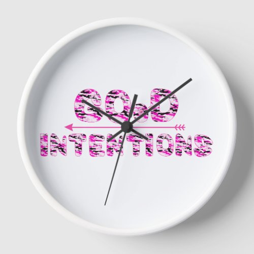 Good Intentions Clock