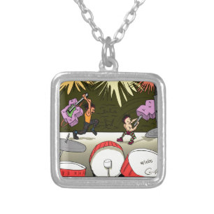 "Good Investment" Silver Plated Necklace