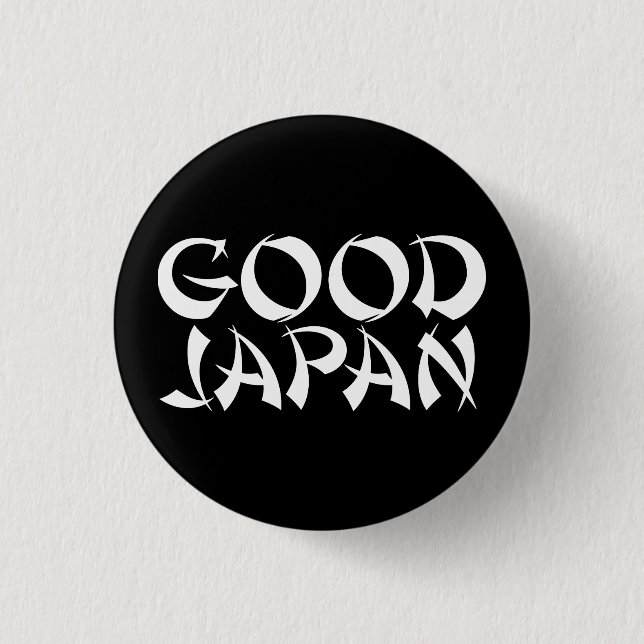 Good Japan Logo Button (Front)