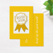 Good Job! Award Card (Desk)