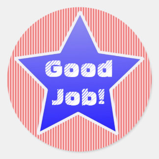 Good Job Stars Stickers | Zazzle