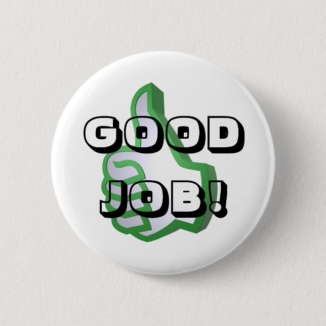 Good Job! button (Front)