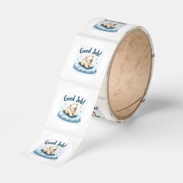 “Good Job!” – Motivational Sticker Roll (Roll)
