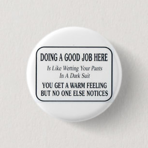 Good Job Pinback Button