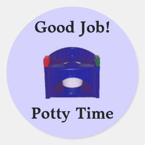 Good Job Potty Time Stickers