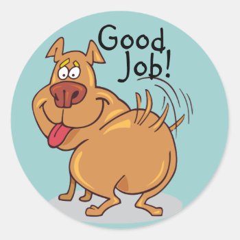 Good Job Reward Stickers by DoggieAvenue at Zazzle