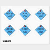 Great job stickers, Zazzle