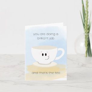 Good Job Teacup Card