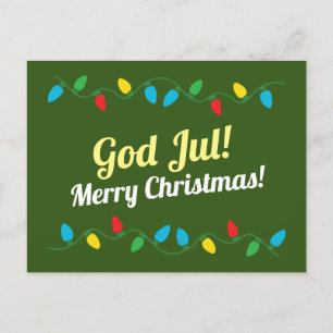 Good Jul Vykort Swedish Holiday Postcard