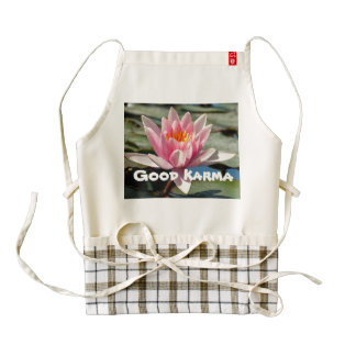 Good Karma Apron with Pink Waterlily
