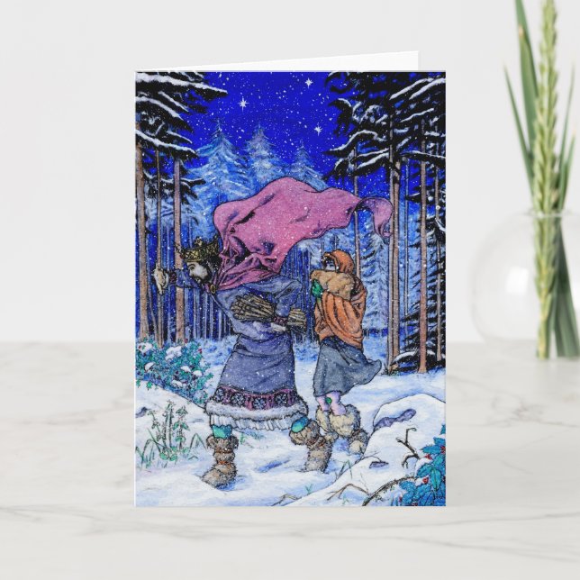 Good King Wenceslas Christmas Card (Front)