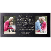 Good Life I Lived Black Memorial Picture Frame (Front)