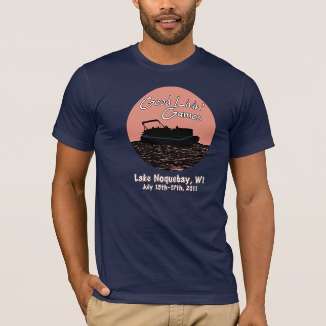 Good Livin' Games Blue T-Shirt (Front)