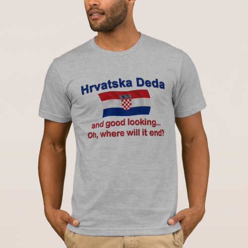 Good Lkg Croatian Deda Grandpa T_Shirt