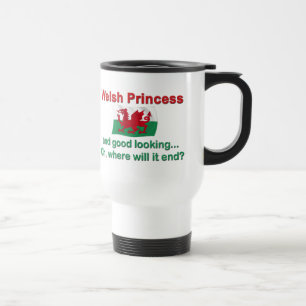 Good Lkg Welsh Princess Travel Mug