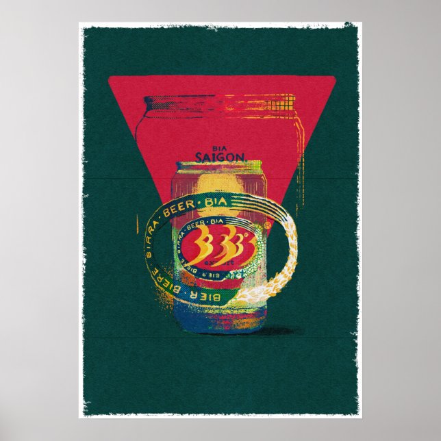 Good local 333 beer poster (Front)