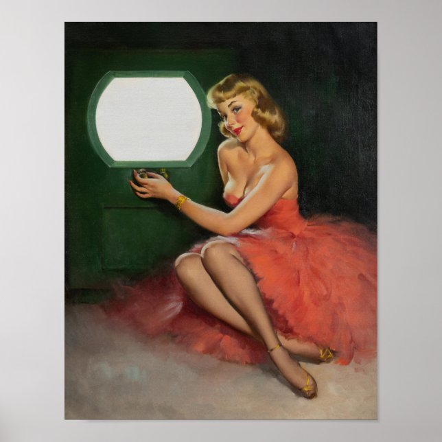 Good Looking 1950 Pinup Poster (Front)