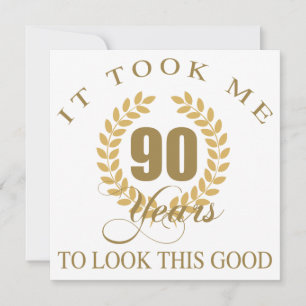 Good Looking 90th Birthday Card
