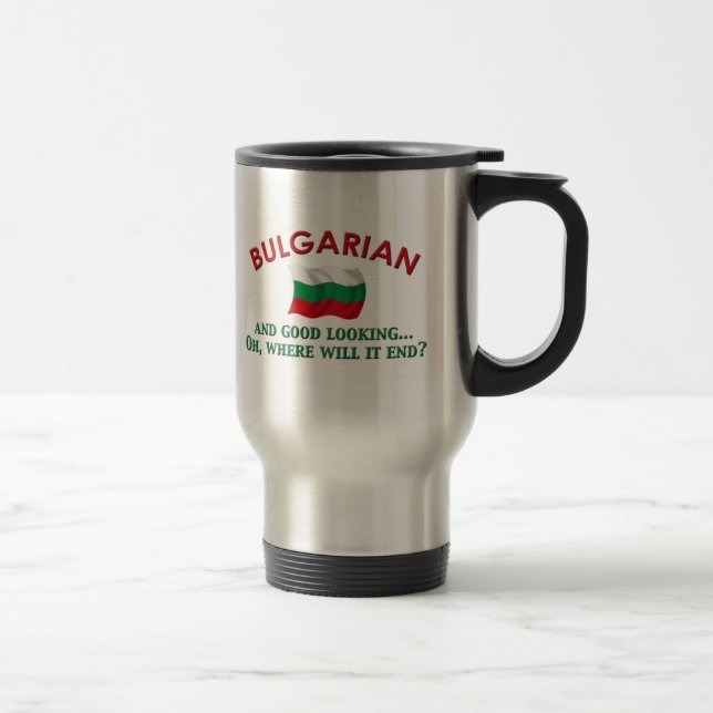 Good Looking Bulgarian Travel Mug (Right)