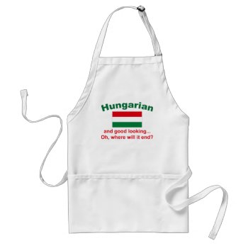 Good Looking Hungarian Adult Apron by worldshop at Zazzle