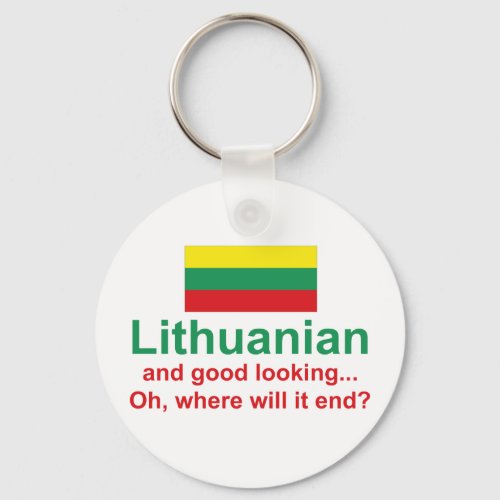 Good Looking Lithuanian Keychain