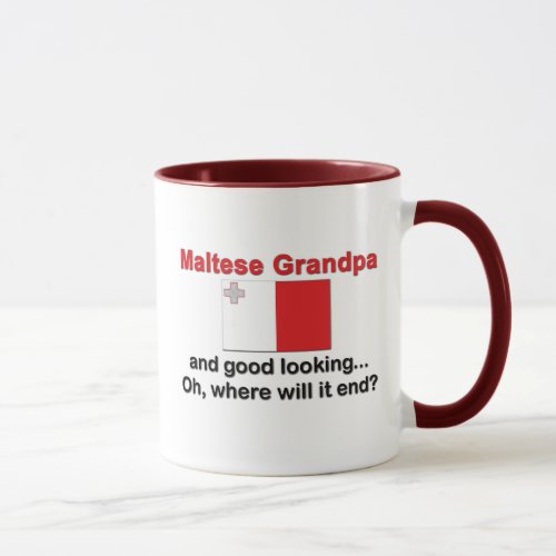 Good Looking Maltese Grandpa Mug