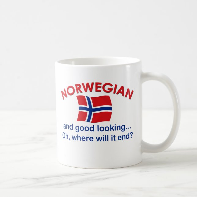 Good Looking Norwegian Coffee Mug (Right)