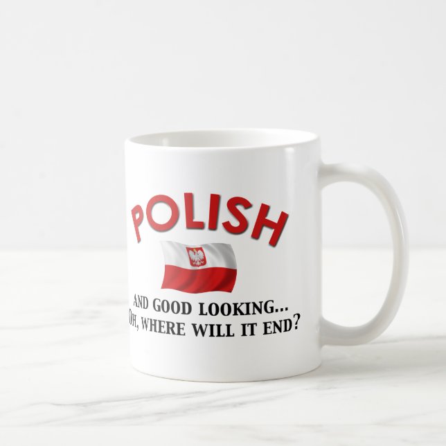 Good Looking Polish Coffee Mug (Right)