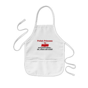 Good Looking Polish Princess Kids' Apron