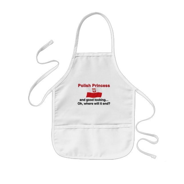 Good Looking Polish Princess Kids' Apron (Front)