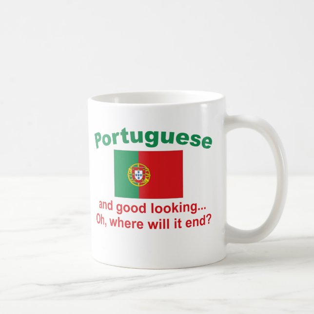 Good Looking Portuguese Coffee Mug (Right)