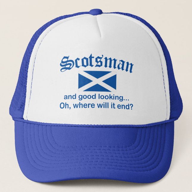 Good Looking Scotsman Trucker Hat (Front)