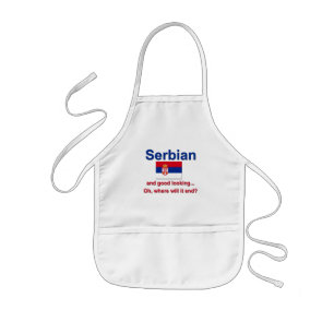 Good Looking Serbian Kids' Apron