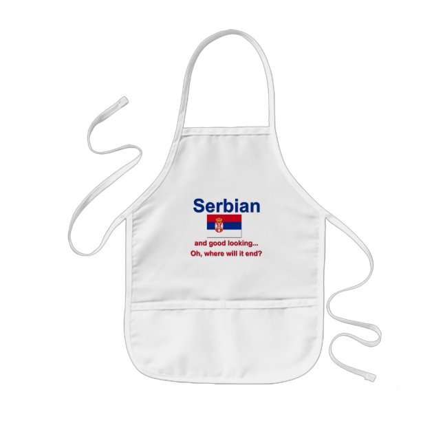 Good Looking Serbian Kids' Apron (Front)