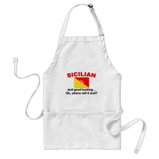 Good Looking Sicilian Adult Apron