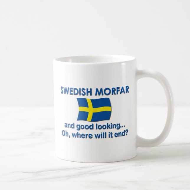 Good Looking Swedish Morfar (Grandpa) Coffee Mug (Right)