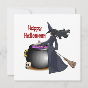 Good Looking Witch and the Cauldron Invite