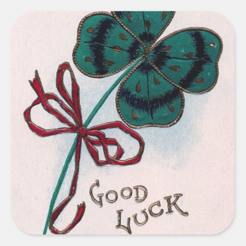 Good Luck 4_Leaf Clover _ Sticker