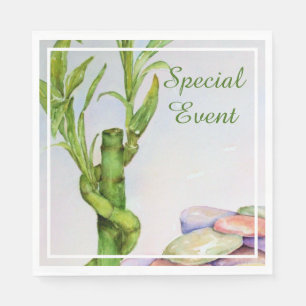 Good Luck Bamboo Party Napkins
