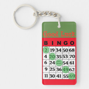 Good Luck BINGO Charm Key Chain