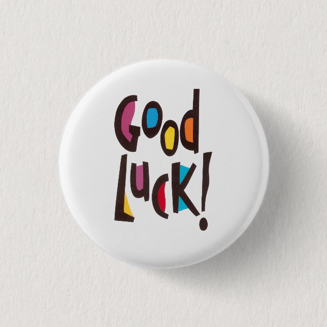 Good Luck! Button (Front)