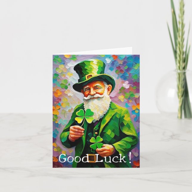 Good Luck! Card (Front)