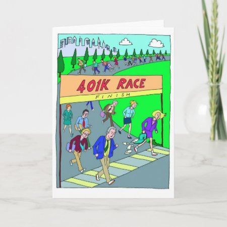 Good Luck Card For Marathon Runner - 401k Race