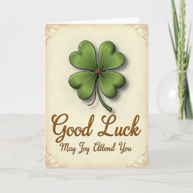 Good Luck Card For My Soulmate Card (Front)