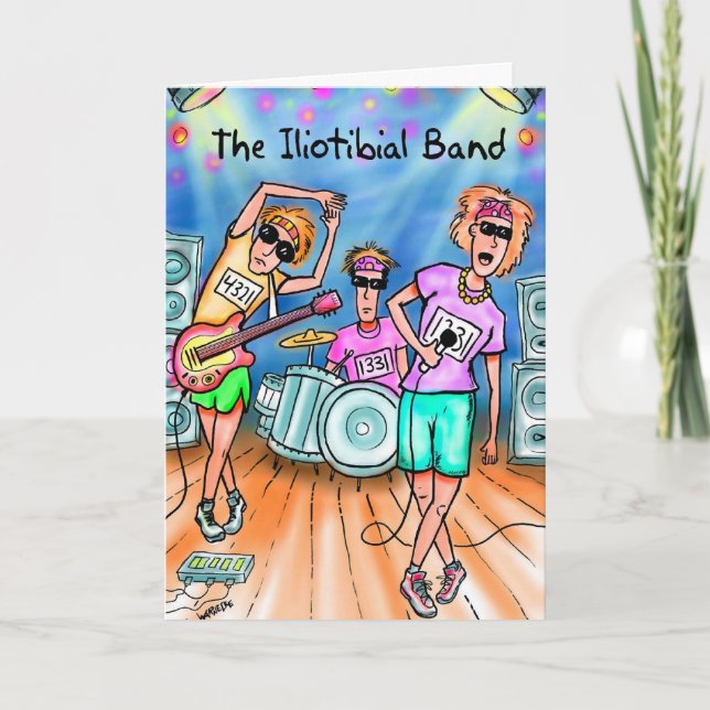 Good Luck Card for Runners - Iliotibial Band (Front)
