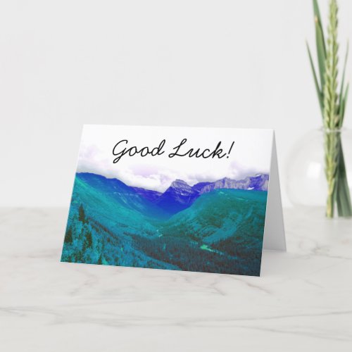 Good Luck Card _ Glacier National Park Photograph