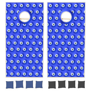 Good Luck Charms against Evil Eye Pattern Cornhole Set