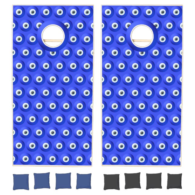 Good Luck Charms against Evil Eye Pattern Cornhole Set (Set)