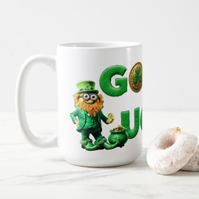 Good Luck Coffee Mug (With Donut)