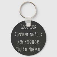 Degasken Best Neighbor Ever Gifts, Funny Gifts for Neighbor, Unique Metal  Keychain for Neighbor Farewell Going Away
